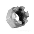 Carbon Steel Zinc Galvanized Hexagonal Slotted Nuts